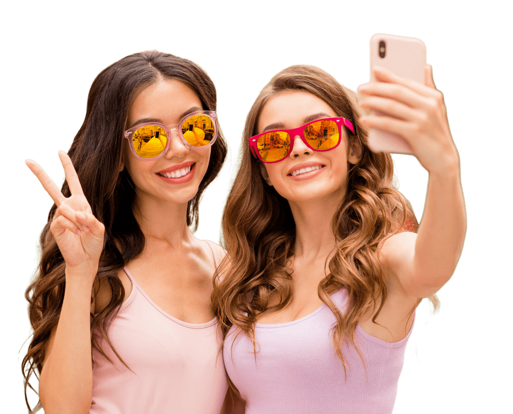 Menschen, die sich online kennenlernen